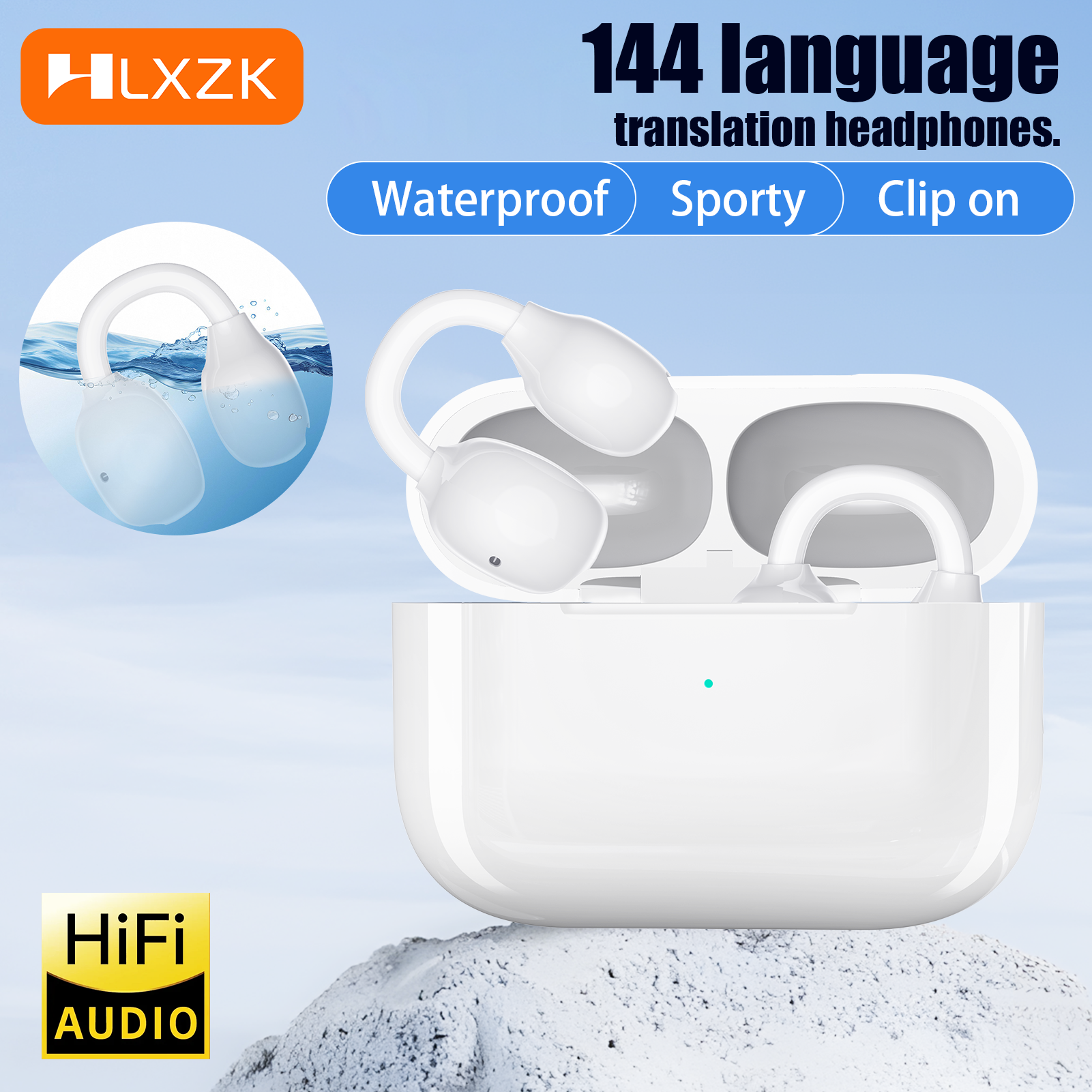 Audio Music Google - M11 Clip-Ear Open Earphone 144 Languages