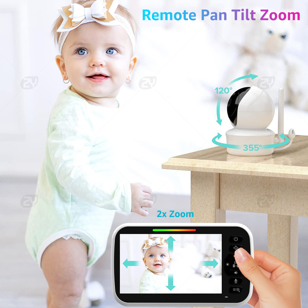 4.3 Inch Split Screen Baby Mon – Audio Music Google recenzja i cena