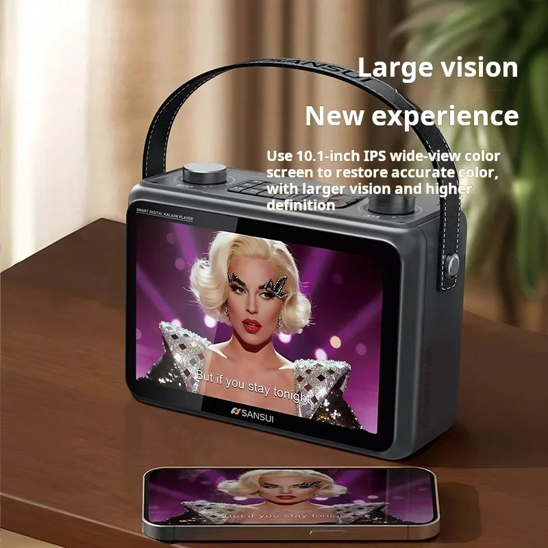 SANSUI K115 LED Screen 10.1-in – Audio Music Lyrics recenzja i cena