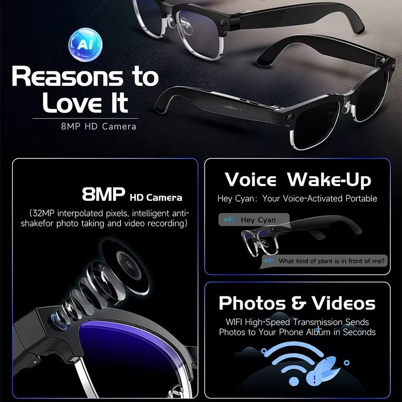 Smart Camera Glasses Photo and – Audio Music Image recenzja i cena