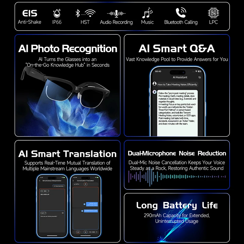 Smart Camera Glasses Photo and – Audio Music Image recenzja i cena