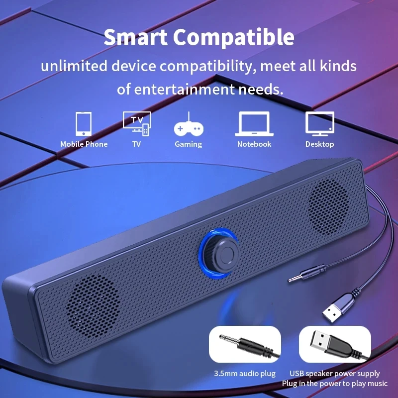 Soundbar Computer PC TV Laptop – Audio Music Player Pc recenzja i cena