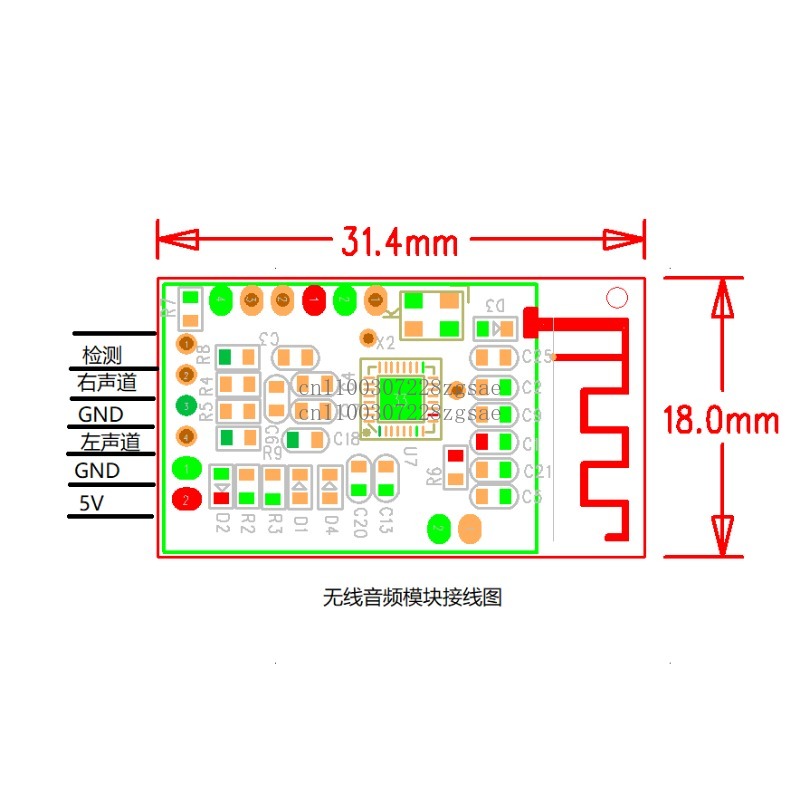 2.4G wireless audio transmissi – Audio Music Image recenzja i cena