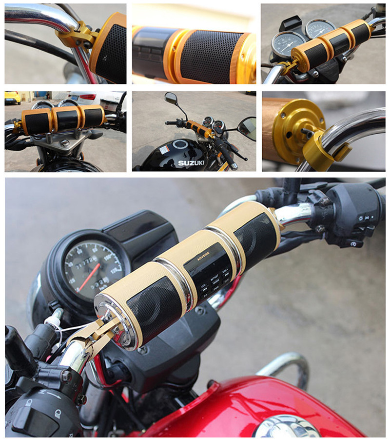 Motorcycle Audio FM Radio AUX  – Audio Music Mp3 Free recenzja i cena