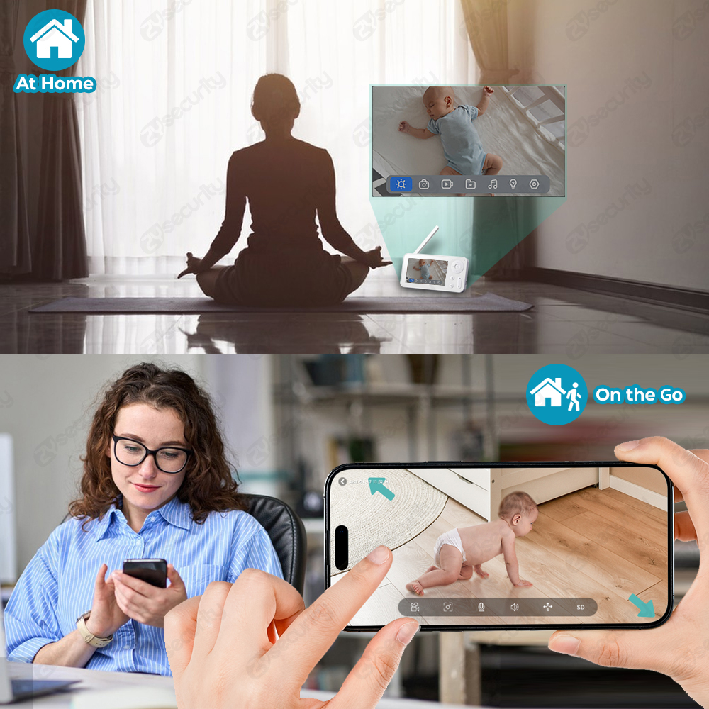 2K WiFi Baby Monitor with App, – Audio Music Google recenzja i cena