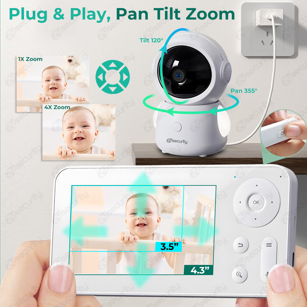 2K WiFi Baby Monitor with App, – Audio Music Google recenzja i cena