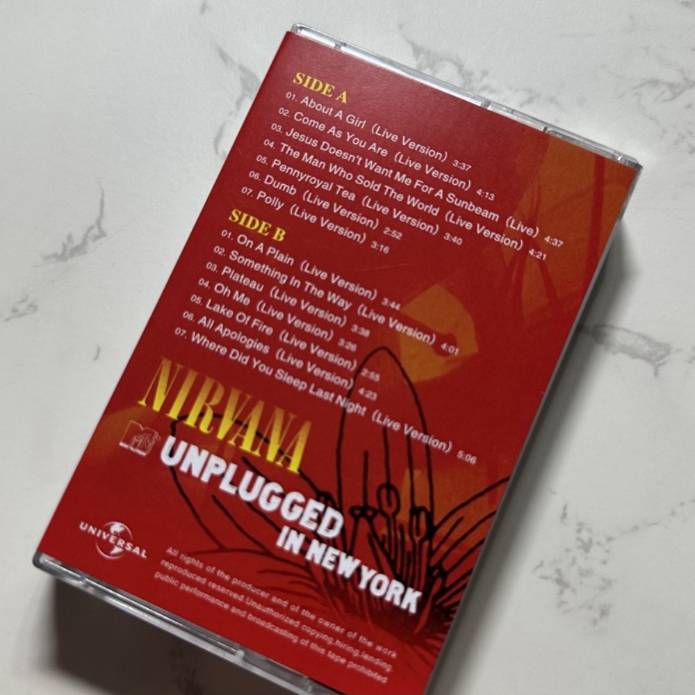 Nirvana Cassette Tape Rock Eng – Audio Music Lyrics recenzja i cena