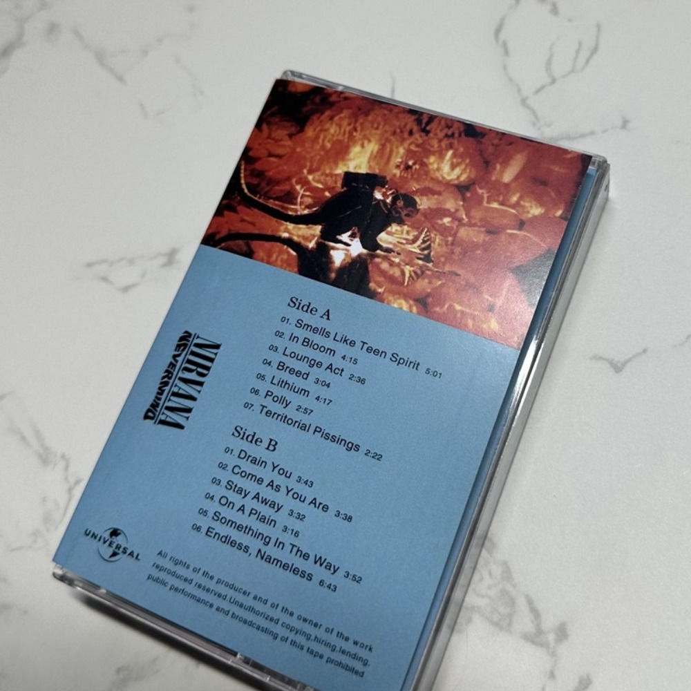 Nirvana Cassette Tape Rock Eng – Audio Music Lyrics recenzja i cena