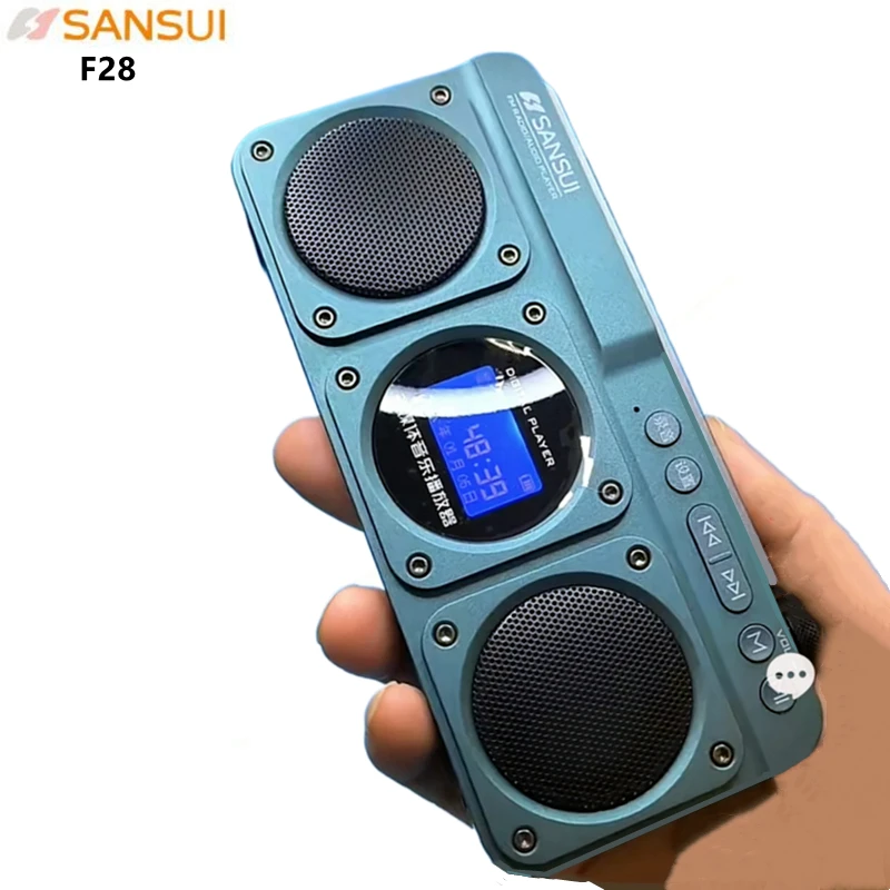 Portable F28 FM Radio Hi-fi So – Audio Music Lyrics recenzja i cena