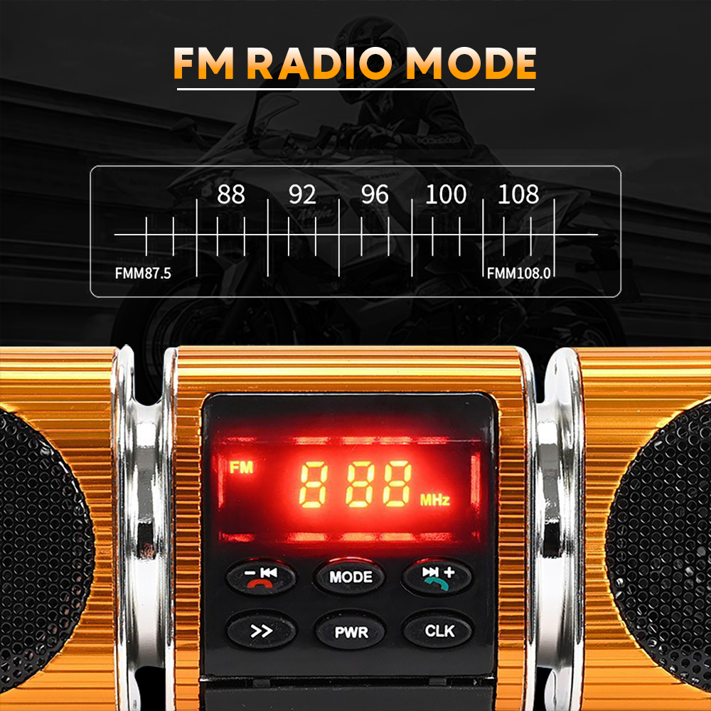 Motorcycle Audio FM Radio, USB – Audio Music Mp3 Free recenzja i cena