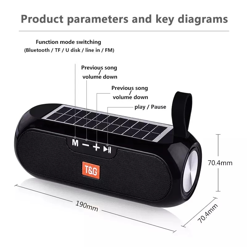 Solar Radio FM Outdoor Portabl – Audio Music Player Pc recenzja i cena